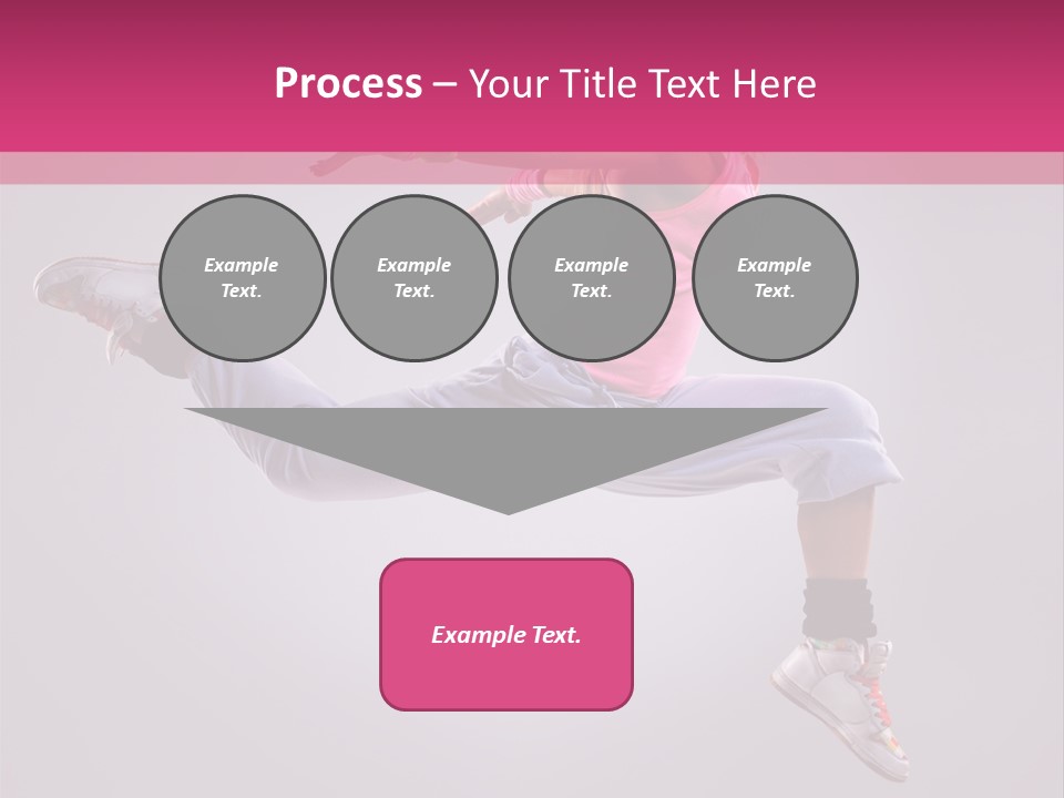 Young Aerobics Gymnastic PowerPoint Template
