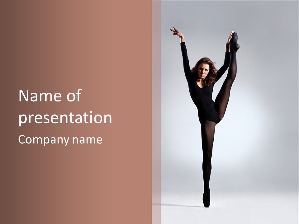 Cool Elegance Performance PowerPoint Template