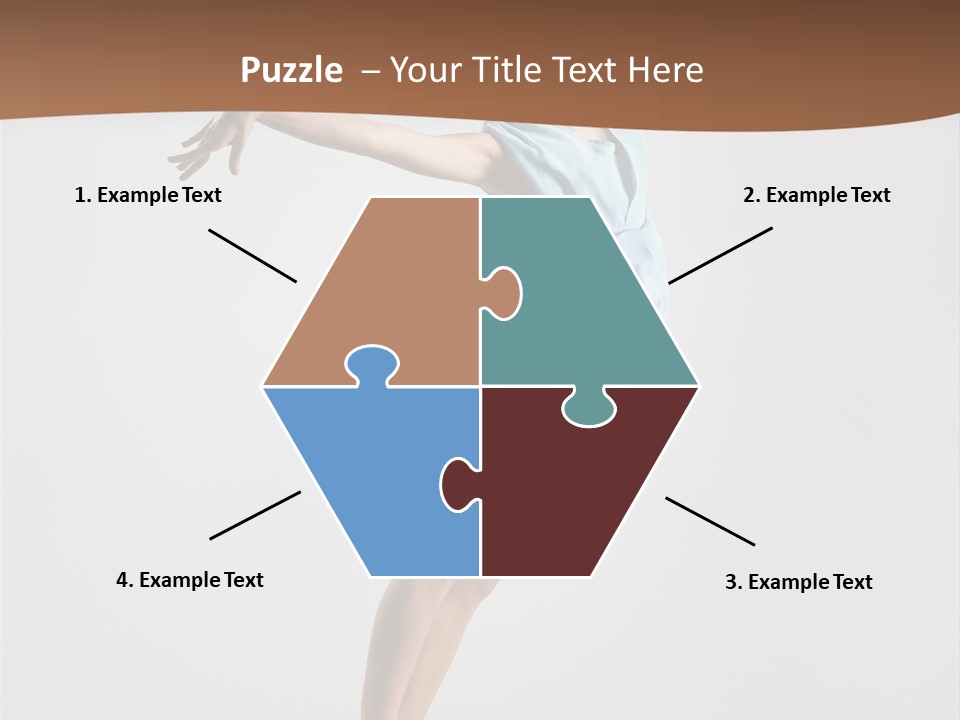 Stretching Gymnastic One PowerPoint Template