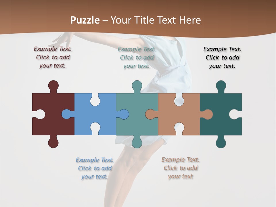 Stretching Gymnastic One PowerPoint Template