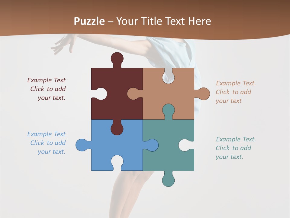 Stretching Gymnastic One PowerPoint Template