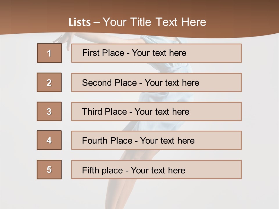 Stretching Gymnastic One PowerPoint Template