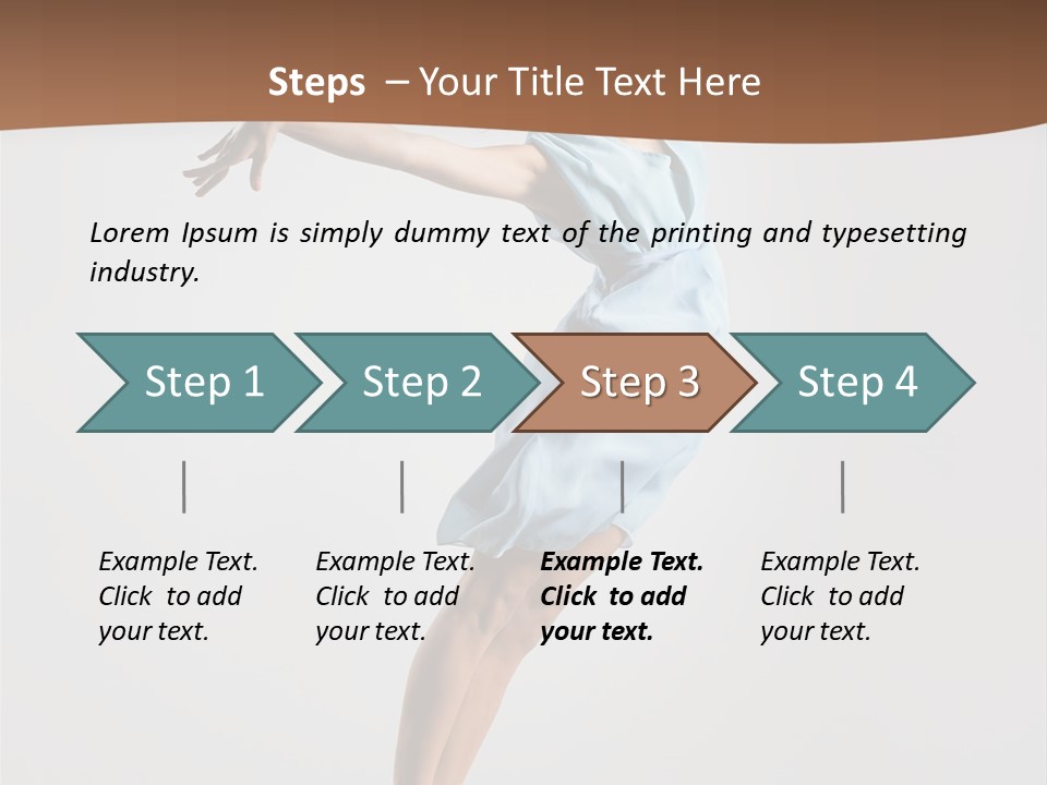Stretching Gymnastic One PowerPoint Template
