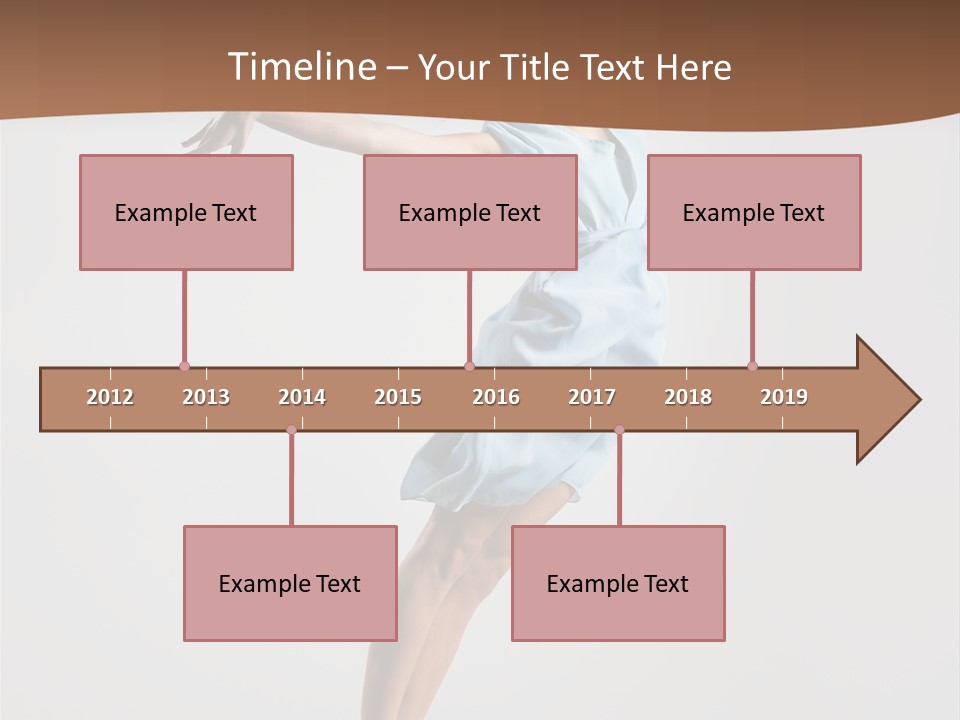 Stretching Gymnastic One PowerPoint Template