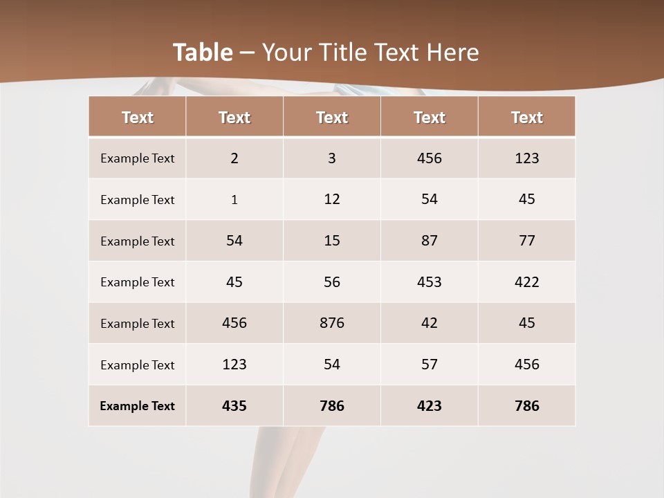 Stretching Gymnastic One PowerPoint Template