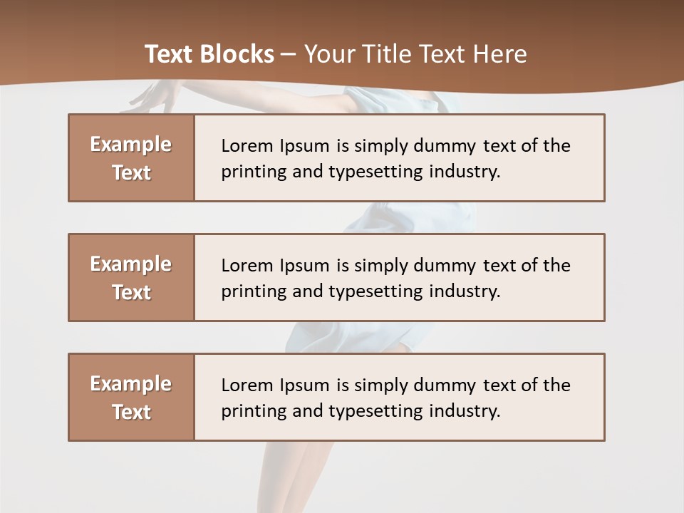 Stretching Gymnastic One PowerPoint Template