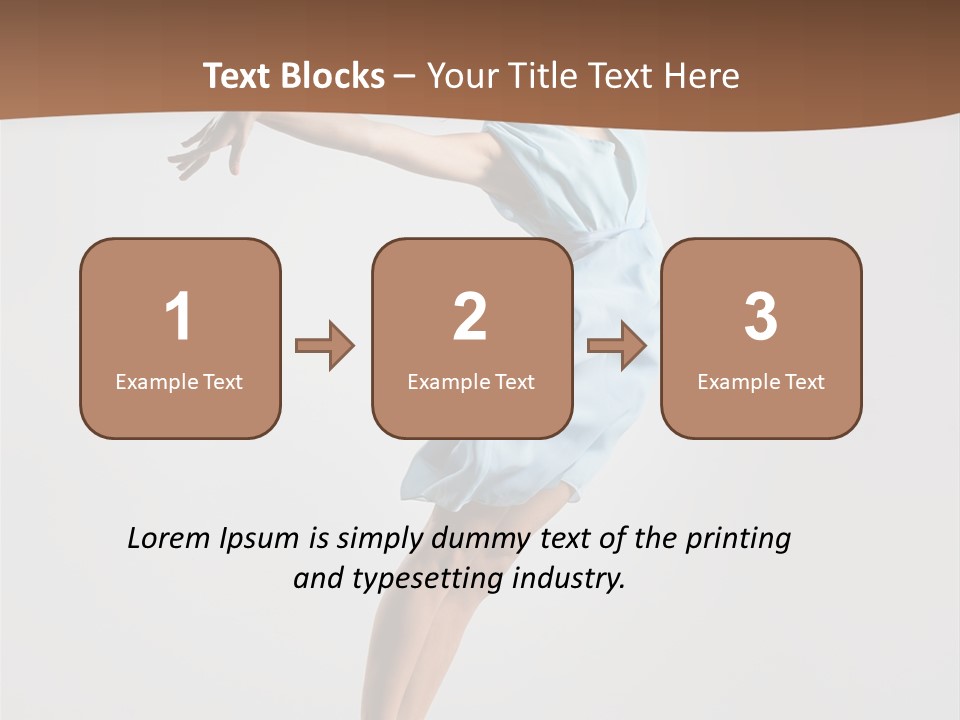 Stretching Gymnastic One PowerPoint Template