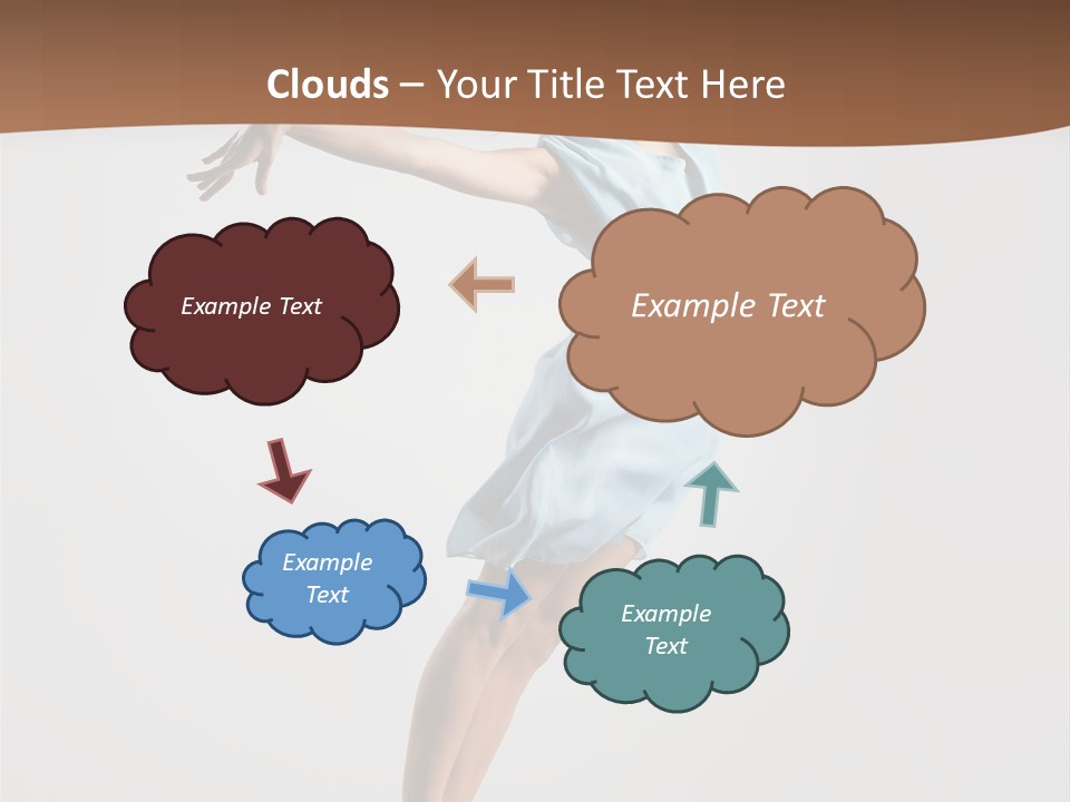 Stretching Gymnastic One PowerPoint Template