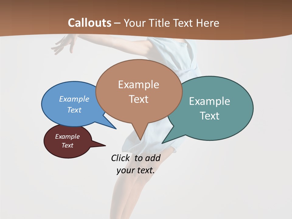 Stretching Gymnastic One PowerPoint Template