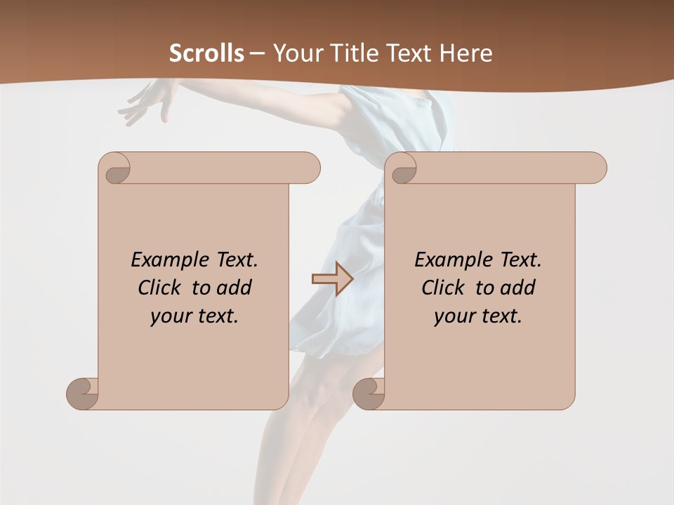 Stretching Gymnastic One PowerPoint Template