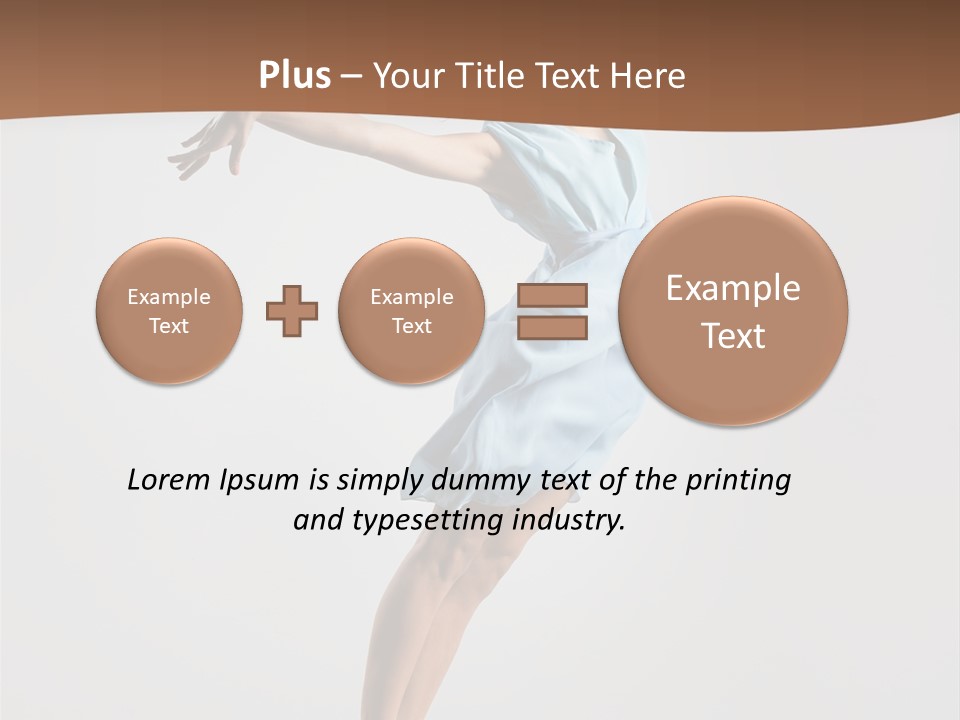 Stretching Gymnastic One PowerPoint Template