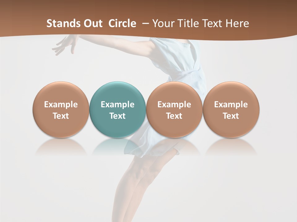 Stretching Gymnastic One PowerPoint Template