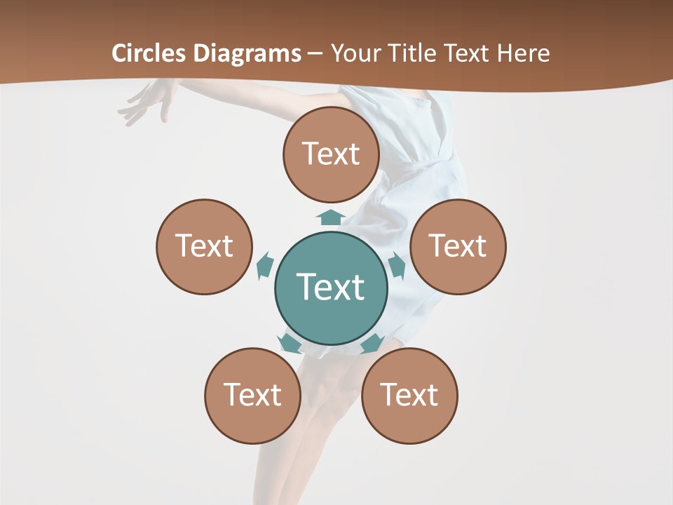 Stretching Gymnastic One PowerPoint Template