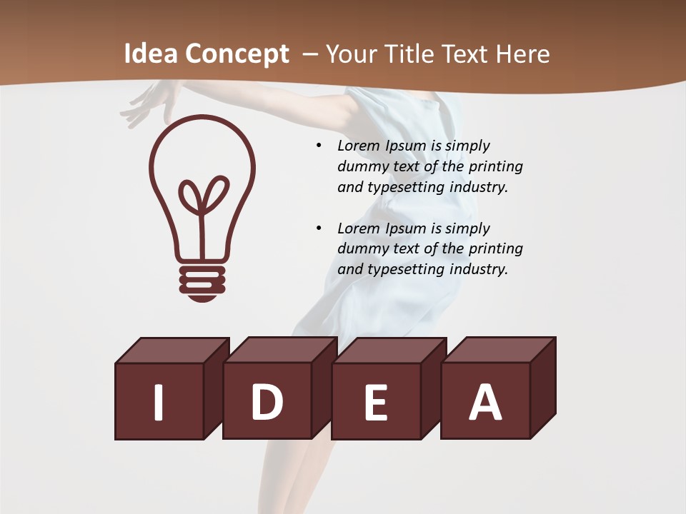 Stretching Gymnastic One PowerPoint Template