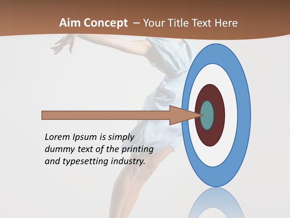Stretching Gymnastic One PowerPoint Template