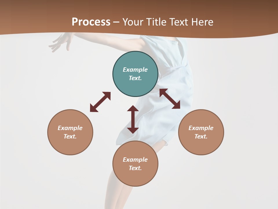 Stretching Gymnastic One PowerPoint Template