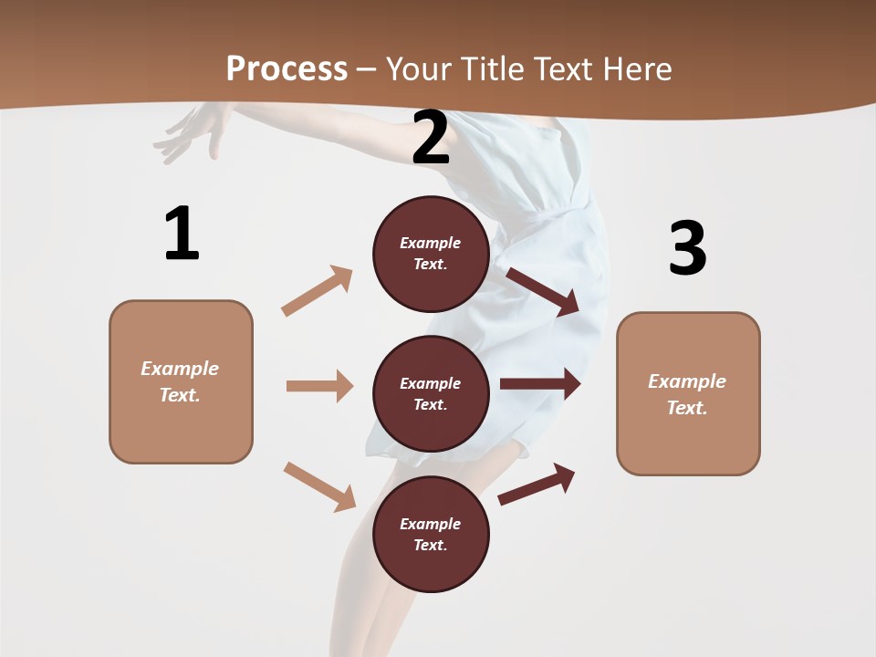 Stretching Gymnastic One PowerPoint Template