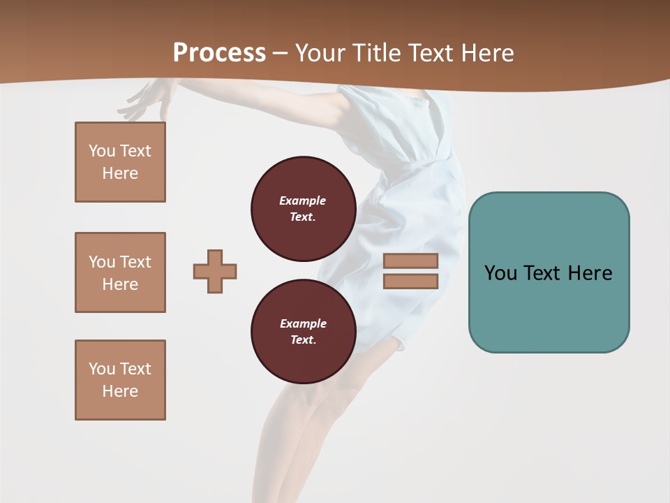 Stretching Gymnastic One PowerPoint Template