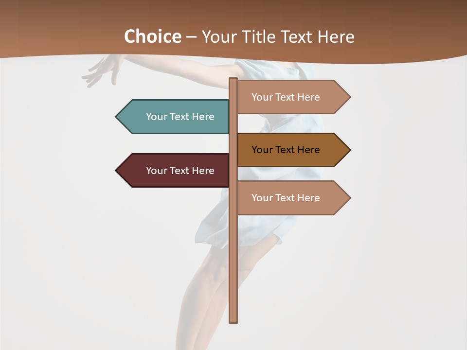 Stretching Gymnastic One PowerPoint Template