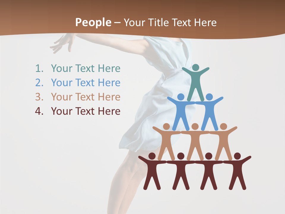 Stretching Gymnastic One PowerPoint Template