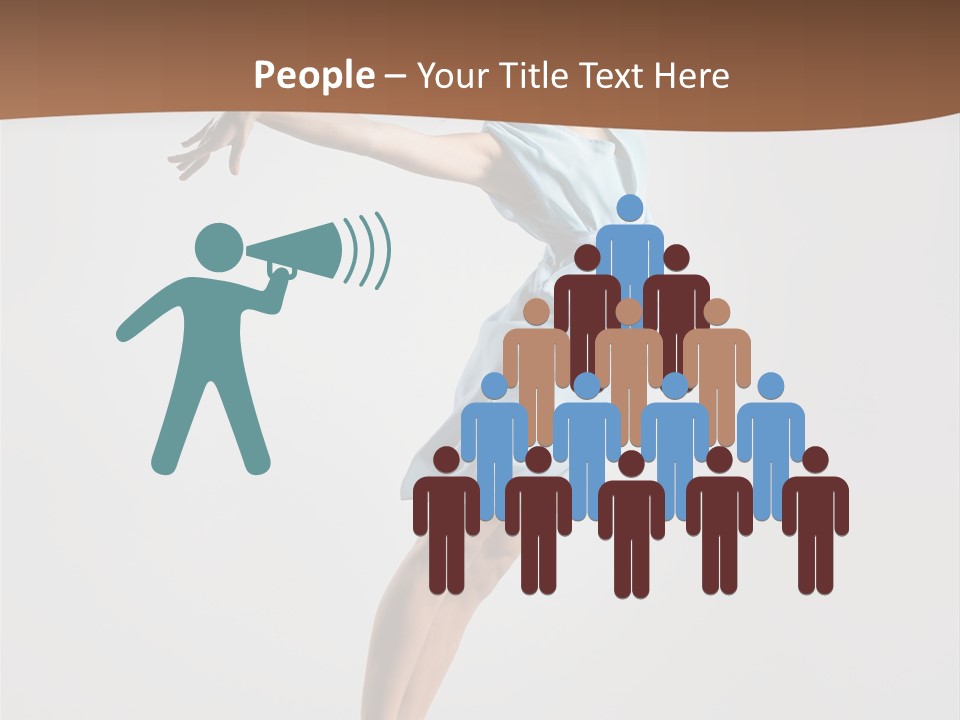 Stretching Gymnastic One PowerPoint Template