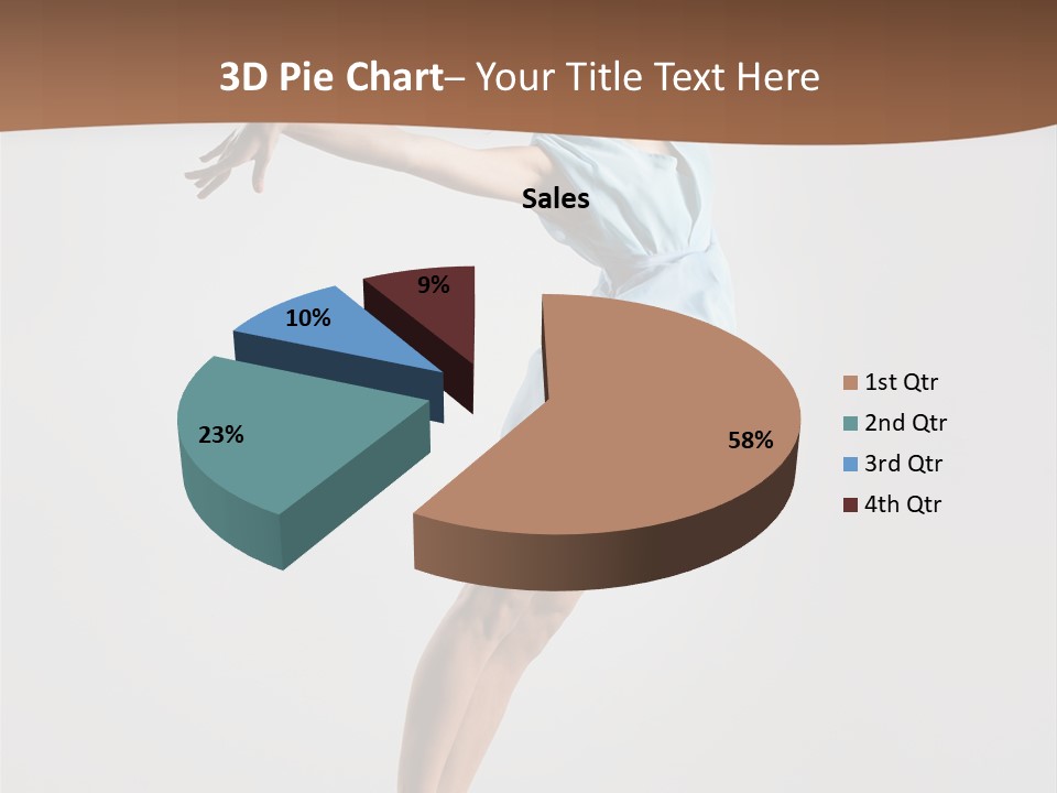 Stretching Gymnastic One PowerPoint Template