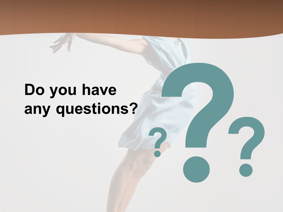 Stretching Gymnastic One PowerPoint Template