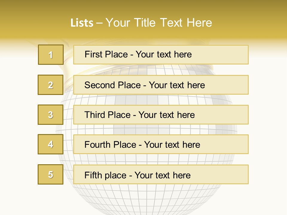 Elegant Disco Nightlife PowerPoint Template