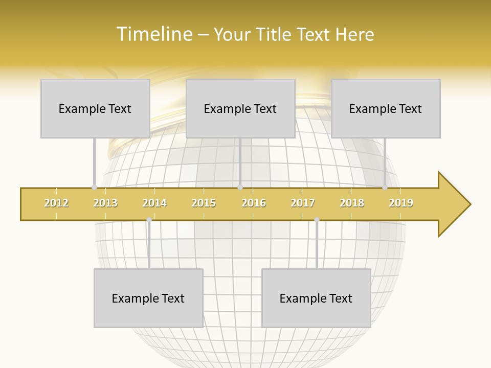 Elegant Disco Nightlife PowerPoint Template