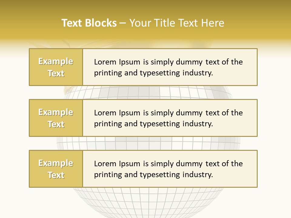 Elegant Disco Nightlife PowerPoint Template