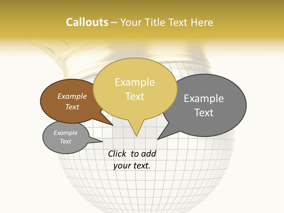 Elegant Disco Nightlife PowerPoint Template