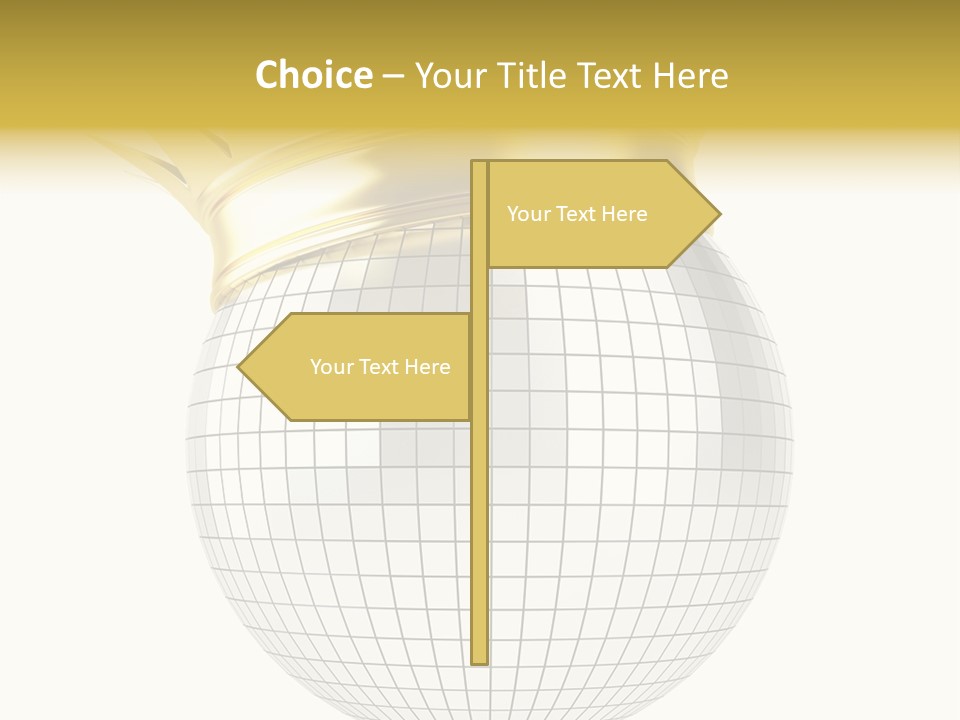 Elegant Disco Nightlife PowerPoint Template