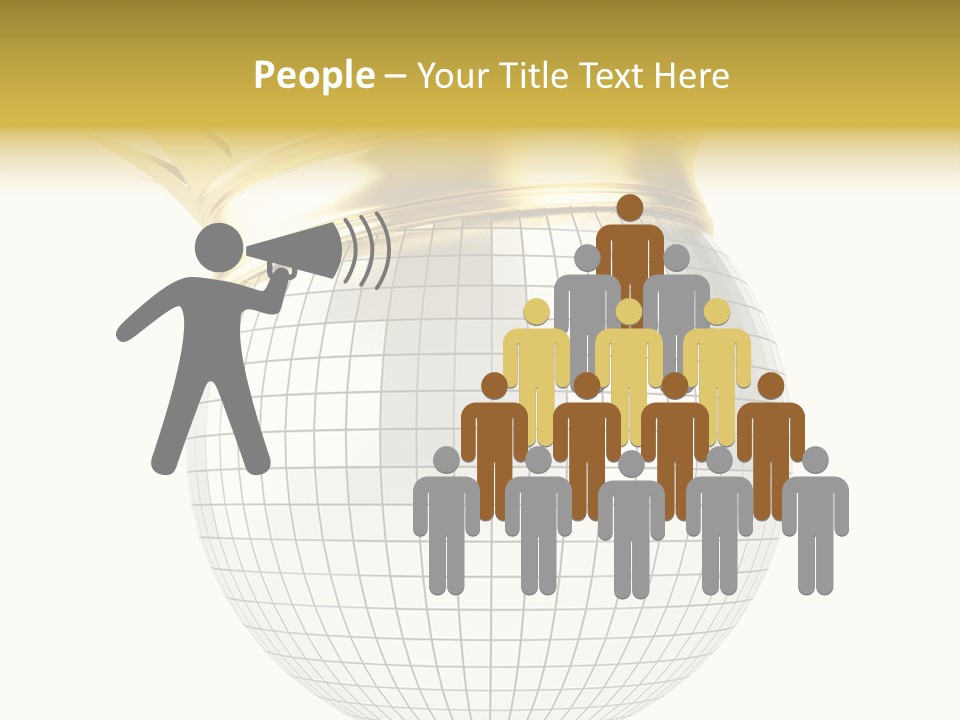 Elegant Disco Nightlife PowerPoint Template