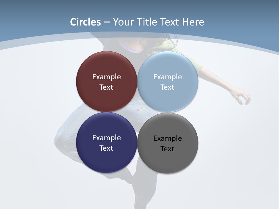 Sporty Aerobics Action PowerPoint Template