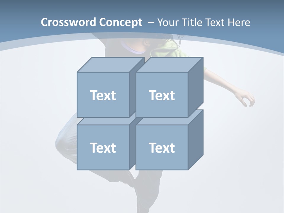 Sporty Aerobics Action PowerPoint Template