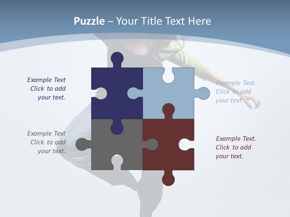 Sporty Aerobics Action PowerPoint Template