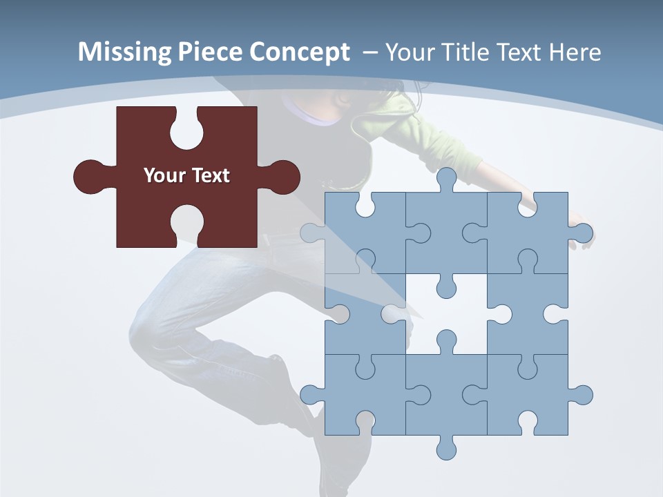 Sporty Aerobics Action PowerPoint Template