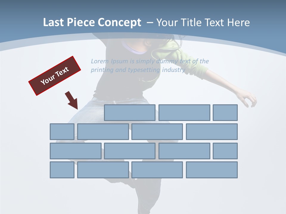 Sporty Aerobics Action PowerPoint Template