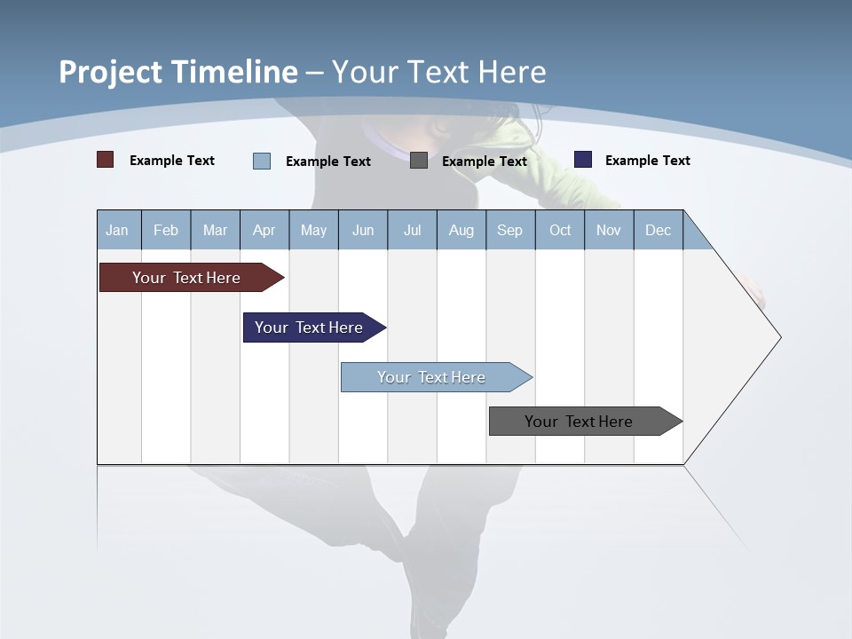 Sporty Aerobics Action PowerPoint Template