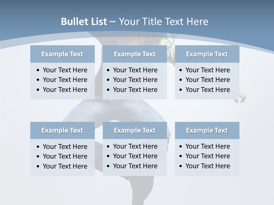 Sporty Aerobics Action PowerPoint Template