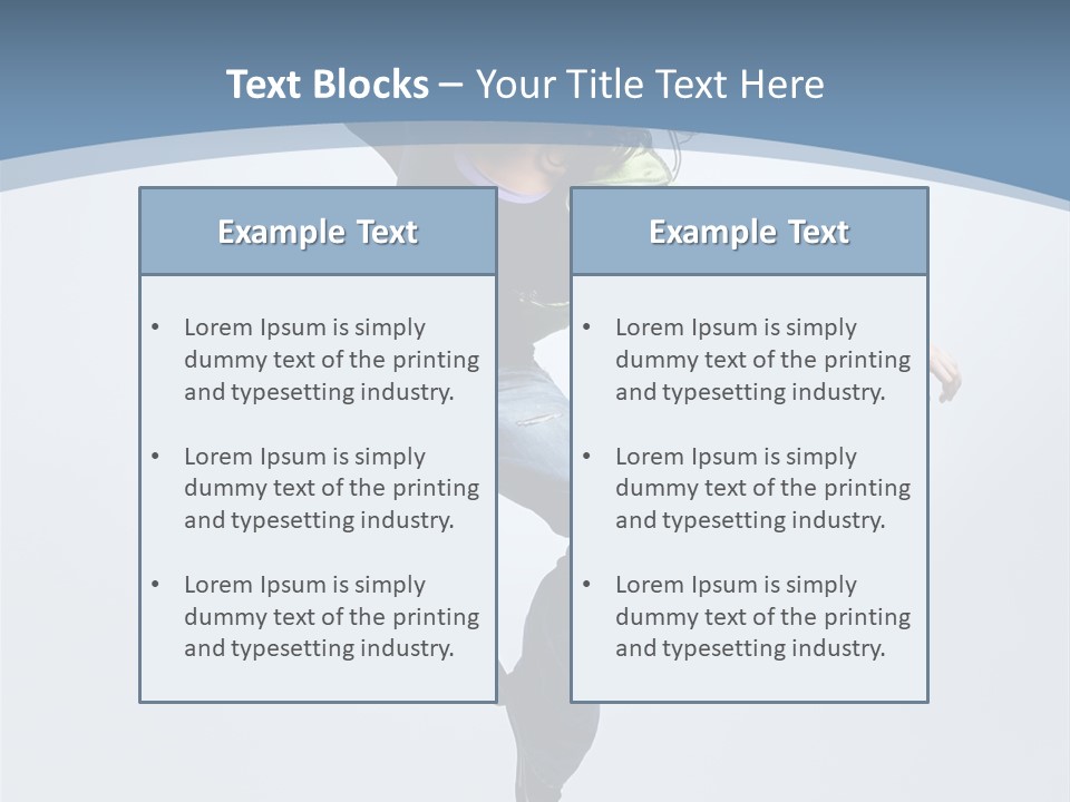 Sporty Aerobics Action PowerPoint Template
