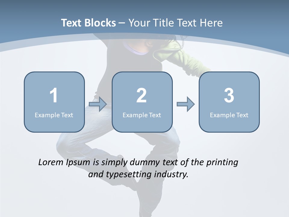 Sporty Aerobics Action PowerPoint Template