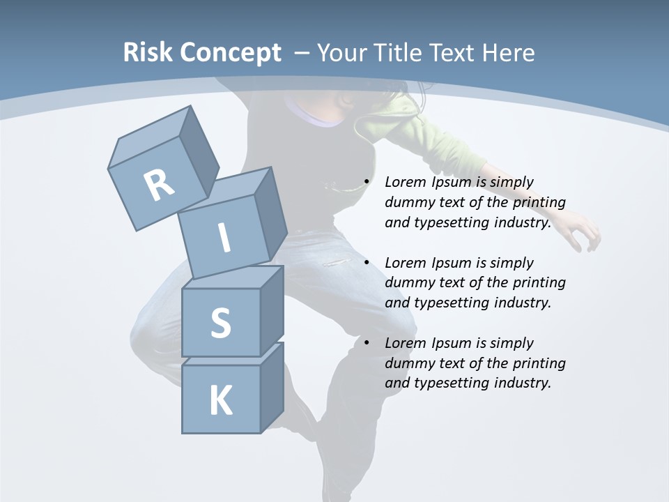 Sporty Aerobics Action PowerPoint Template