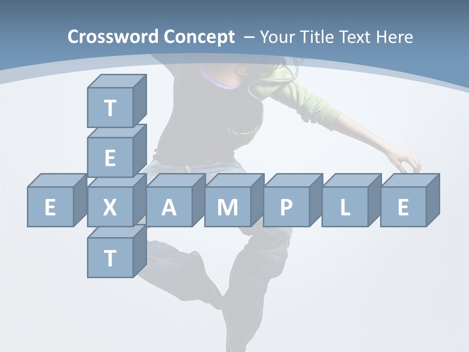 Sporty Aerobics Action PowerPoint Template