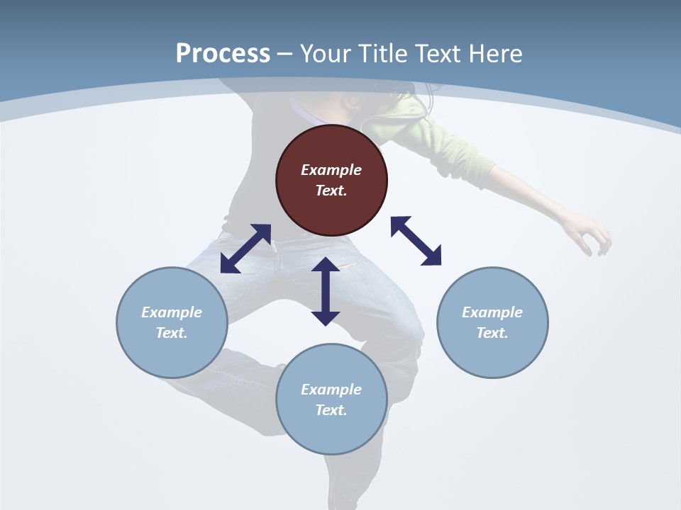 Sporty Aerobics Action PowerPoint Template