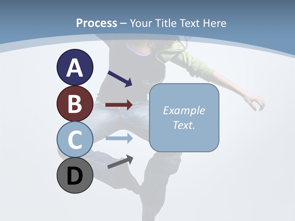 Sporty Aerobics Action PowerPoint Template