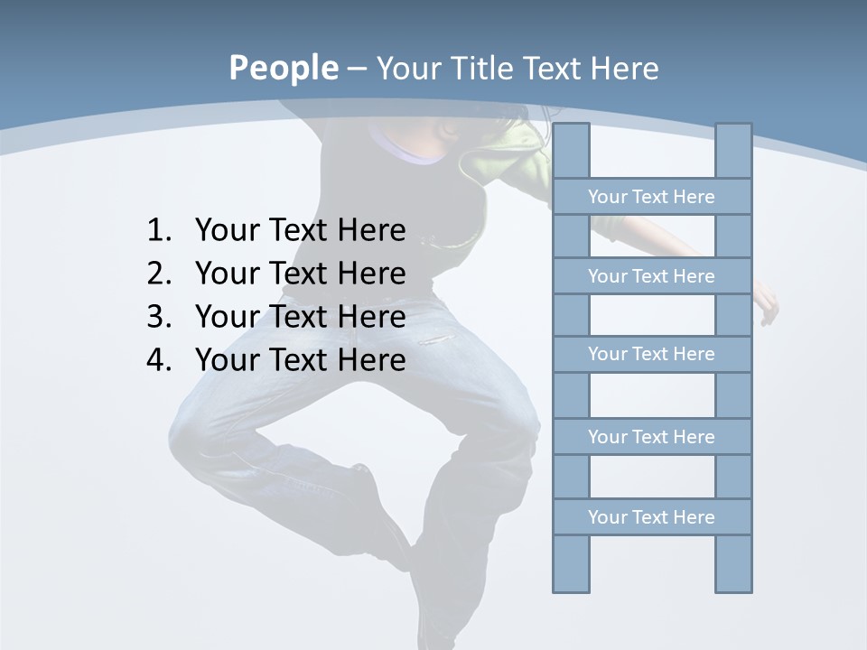 Sporty Aerobics Action PowerPoint Template