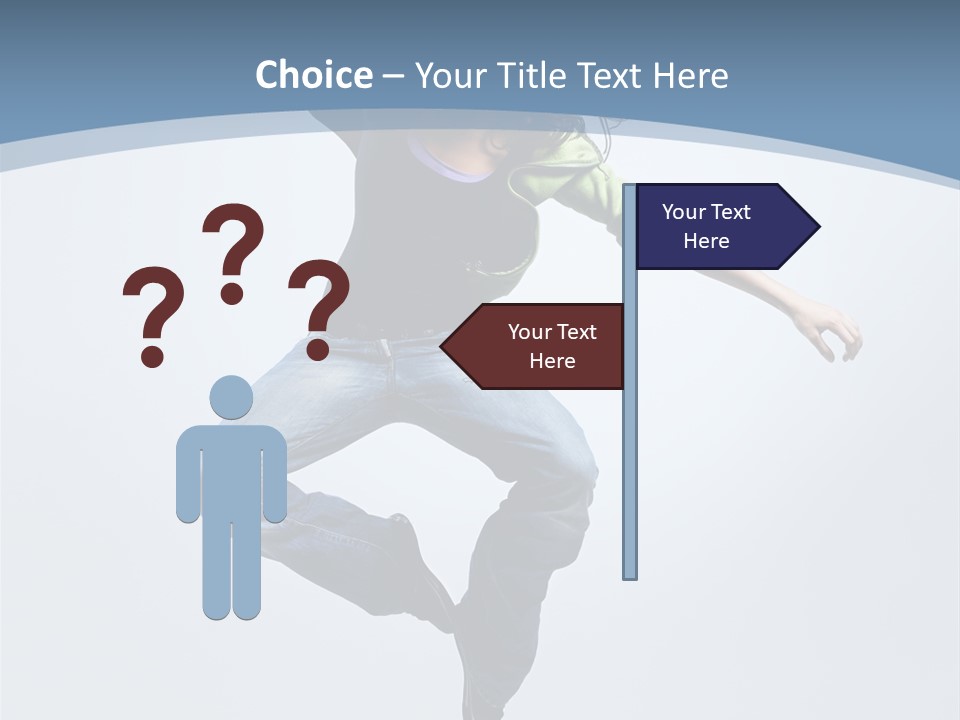 Sporty Aerobics Action PowerPoint Template