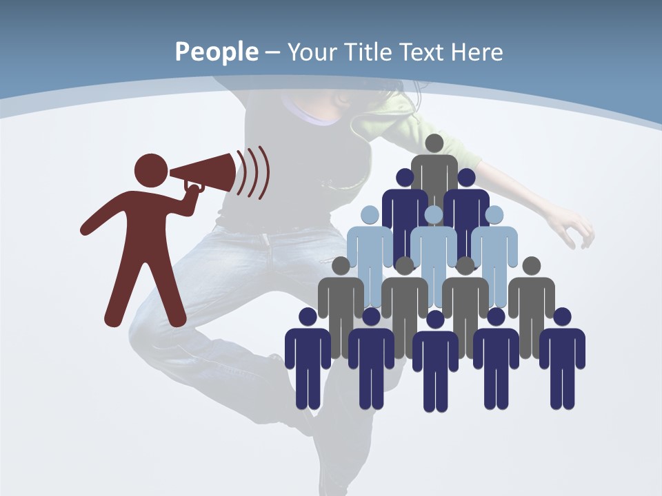 Sporty Aerobics Action PowerPoint Template