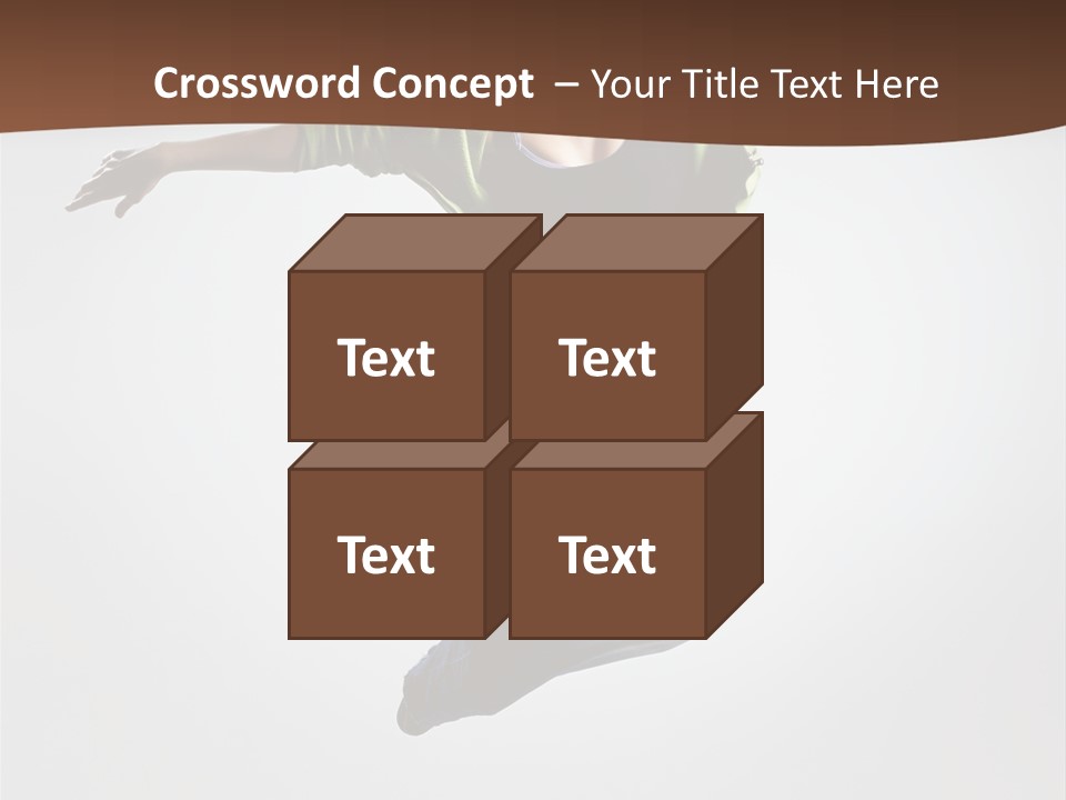 Flying Fitness Color PowerPoint Template